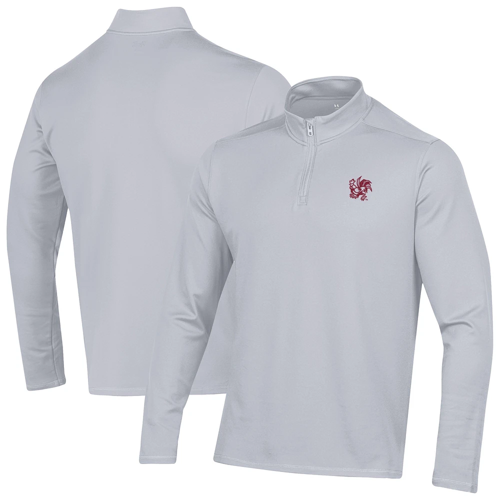 Men's Under Armour Gray South Carolina Gamecocks Motion Quarter-Zip Jacket