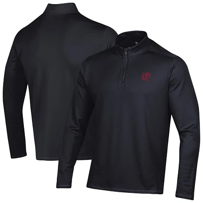 Men's Under Armour Black South Carolina Gamecocks Motion Quarter-Zip Jacket