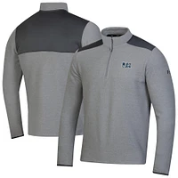 Men's Under Armour  Gray Jackson State Tigers CGI Microfleece Quarter-Zip Jacket