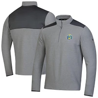Men's Under Armour  Gray South Dakota State Jackrabbits CGI Microfleece Quarter-Zip Jacket