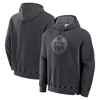 Men's Fanatics Black Edmonton Oilers Made Canada Fleece Pullover Hoodie