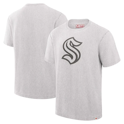 Men's Fanatics Gray Seattle Kraken Made Canada T-Shirt