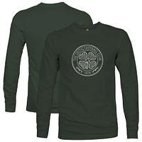 Men's 1863FC  Forest Green Celtic Mono Badge Long Sleeve T-Shirt