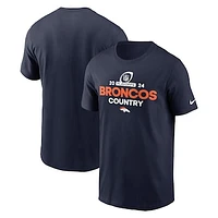 Men's Nike Navy Denver Broncos 2024 NFL Playoffs T-Shirt