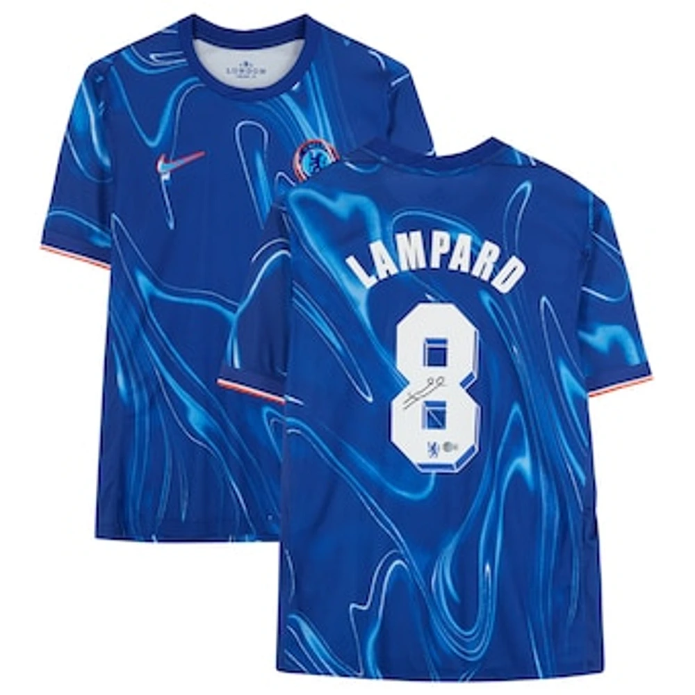 Frank Lampard Chelsea Autographed 2024-25 Blue Home Nike Jersey - BAS