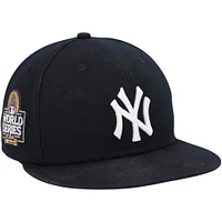 Jazz Chisholm Jr. New York Yankees Game-Used Navy New Era Cap vs. Los Angeles Dodgers on October 30, 2024 - World Series Game 5