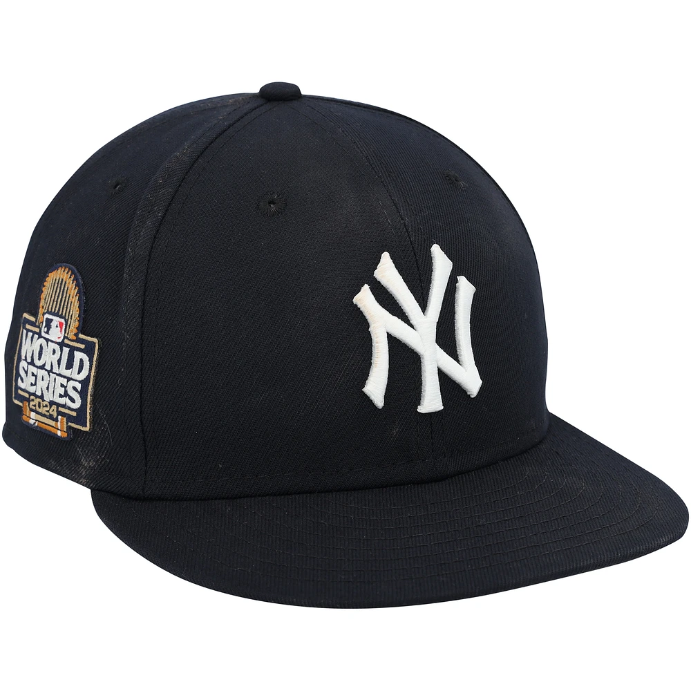 Anthony Rizzo New York Yankees Game-Used Navy New Era Cap vs. Los Angeles Dodgers on October 30, 2024 - World Series Game 5