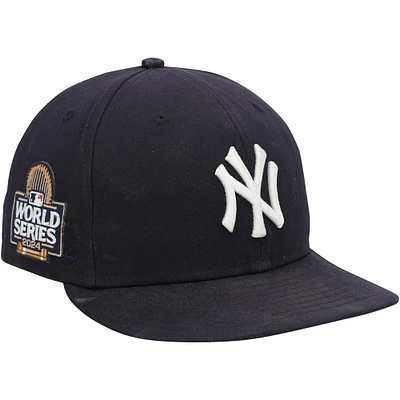Trent Grisham New York Yankees Player-Worn Navy New Era Cap vs. Los Angeles Dodgers on October 30, 2024 - World Series Game 5