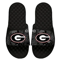 Youth ISlide  Black Georgia Bulldogs Digi Camo Slide Sandals