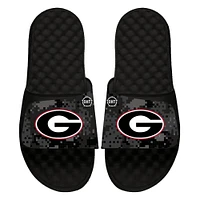 Youth ISlide  Black Georgia Bulldogs Digi Camo Slide Sandals