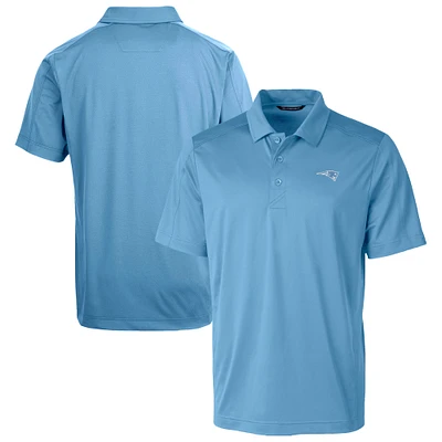 Men's Cutter & Buck  Powder Blue New England Patriots Prospect Eco Textured Stretch Recycled Big Tall Polo