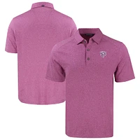 Men's Cutter & Buck Heather Pink Chicago Bears Forge Eco Stretch Recycled Polo