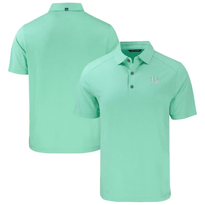 Men's Cutter & Buck Heather Mint Cincinnati Bengals Forge Eco Stretch Recycled Polo