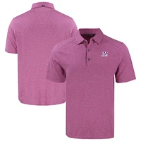 Men's Cutter & Buck Heather Pink Cincinnati Bengals Forge Eco Stretch Recycled Polo