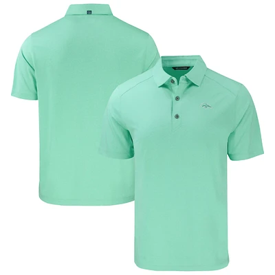 Men's Cutter & Buck Heather Mint Denver Broncos Forge Eco Stretch Recycled Polo