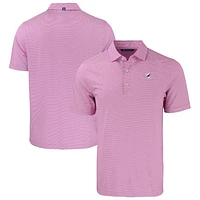 Men's Cutter & Buck Light Purple Miami Dolphins Forge Eco Double Stripe Stretch Recycled Polo