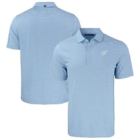 Men's Cutter & Buck Powder Blue Arizona Cardinals Forge Eco Double Stripe Stretch Recycled Polo