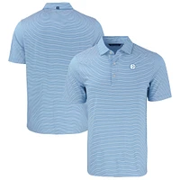 Men's Cutter & Buck Powder Blue Pittsburgh Steelers Forge Eco Double Stripe Stretch Recycled Polo