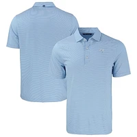 Men's Cutter & Buck Powder Blue Tampa Bay Buccaneers Forge Eco Double Stripe Stretch Recycled Polo