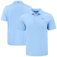 Men's Cutter & Buck  Powder Blue New England Patriots Coastline Epic Comfort Eco Recycled Polo