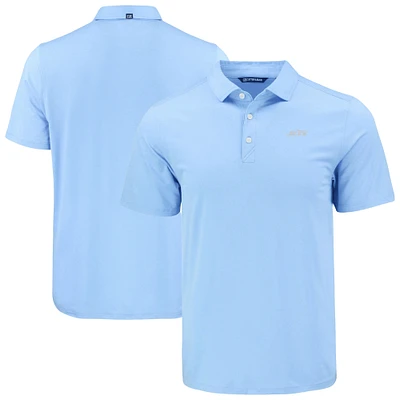 Men's Cutter & Buck  Powder Blue New York Jets Coastline Epic Comfort Eco Recycled Polo