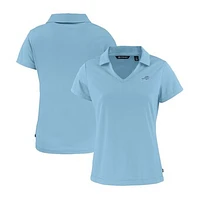 Women's Cutter & Buck  Powder Blue Buffalo Bills Daybreak Eco Recycled V-Neck Polo