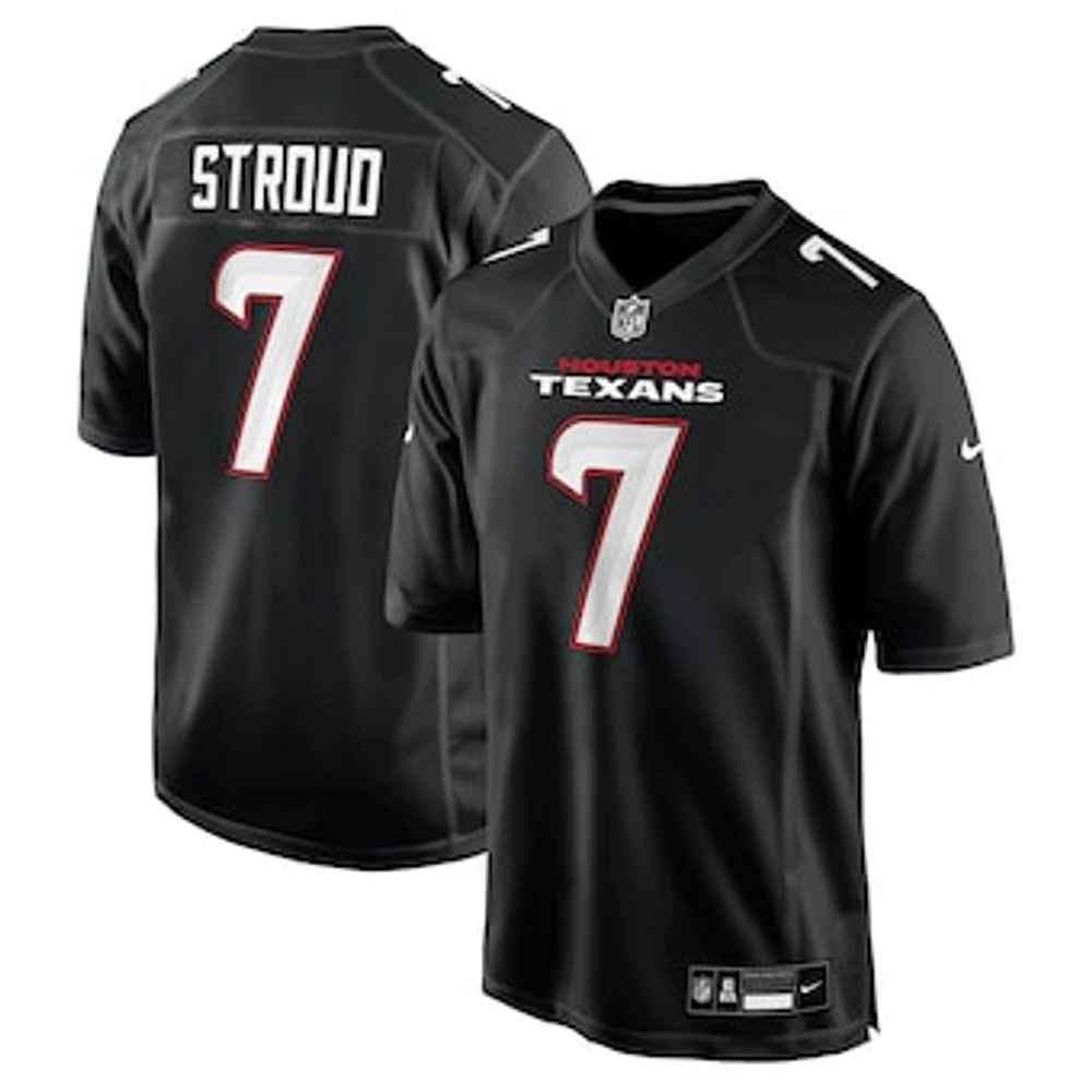 Men's Nike C.J. Stroud Carbon Black Houston Texans Fashion Jersey