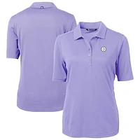 Women's Cutter & Buck Lavender Pittsburgh Steelers Virtue Eco Pique Recycled Polo