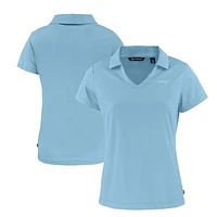 Women's Cutter & Buck  Powder Blue New Orleans Saints Daybreak Eco Recycled V-Neck Polo
