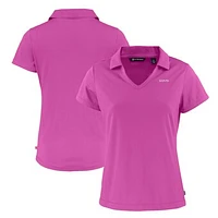 Women's Cutter & Buck New Orleans Saints Daybreak Eco Recycled V-Neck Polo