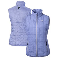 Women's Cutter & Buck Purple Tampa Bay Buccaneers Rainier PrimaLoft® Eco Insulated Full-Zip Puffer Vest