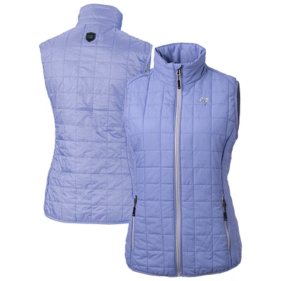 Women's Cutter & Buck Purple Tampa Bay Buccaneers Rainier PrimaLoft® Eco Insulated Full-Zip Puffer Vest