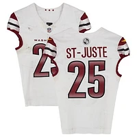 Benjamin St-Juste Washington Commanders Game-Used #25 White Jersey vs. New York Giants on November 3, 2024