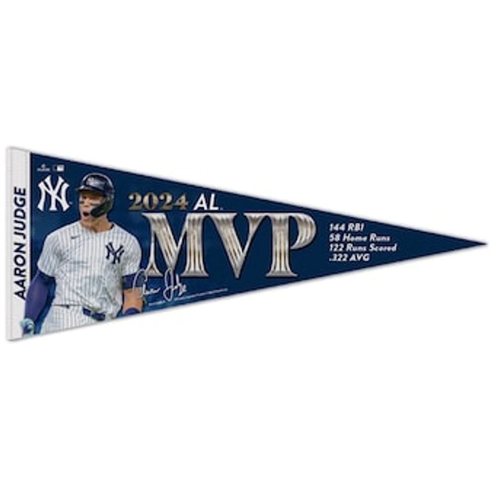 WinCraft Aaron Judge New York Yankees 2024 AL MVP 12" x 30" Premium Pennant