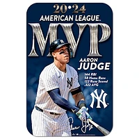 WinCraft Aaron Judge New York Yankees 2024 AL MVP 11" x 17" Indoor/Outdoor Styrene Sign