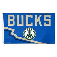 WinCraft Milwaukee Bucks / City Edition One-Sided 3' x 5' Deluxe Flag