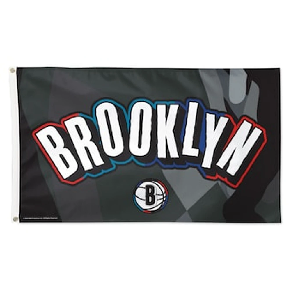 WinCraft Brooklyn Nets / City Edition One-Sided 3' x 5' Deluxe Flag