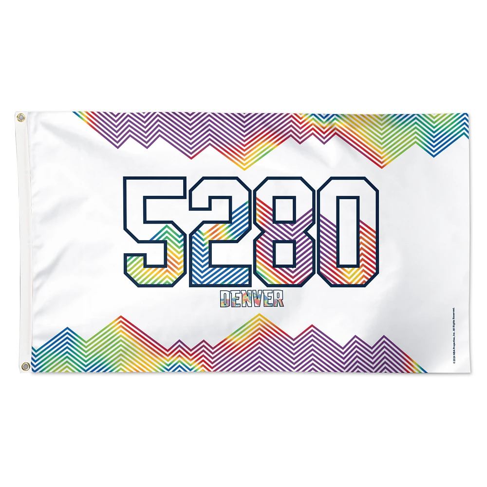 WinCraft  Denver Nuggets 2024/25 City Edition One-Sided 3' x 5' Deluxe Flag