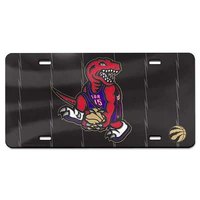 WinCraft  Toronto Raptors 2024/25 City Edition Laser-Cut Acrylic License Plate