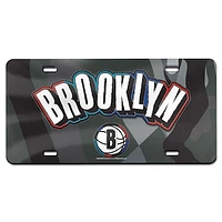 WinCraft  Brooklyn Nets 2024/25 City Edition Laser-Cut Acrylic License Plate