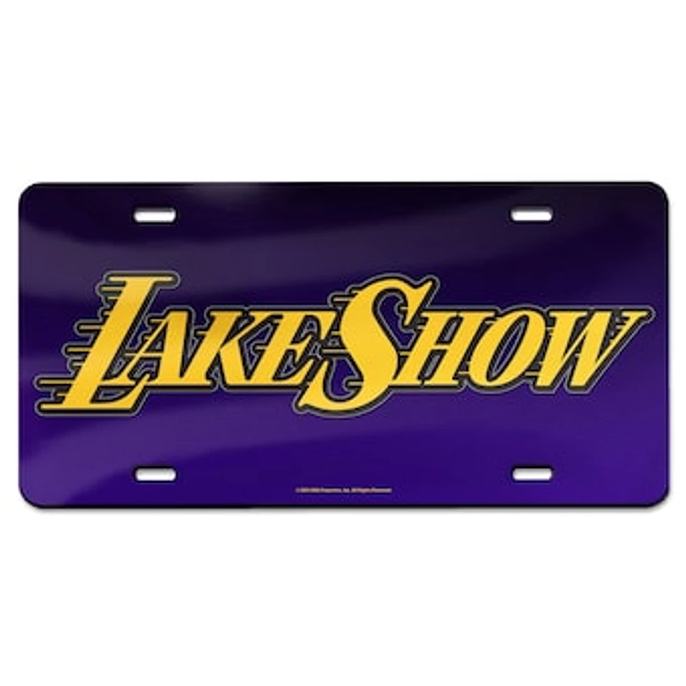 WinCraft  Los Angeles Lakers 2024/25 City Edition Laser-Cut Acrylic License Plate