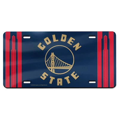 WinCraft  Golden State Warriors 2024/25 City Edition Laser-Cut Acrylic License Plate