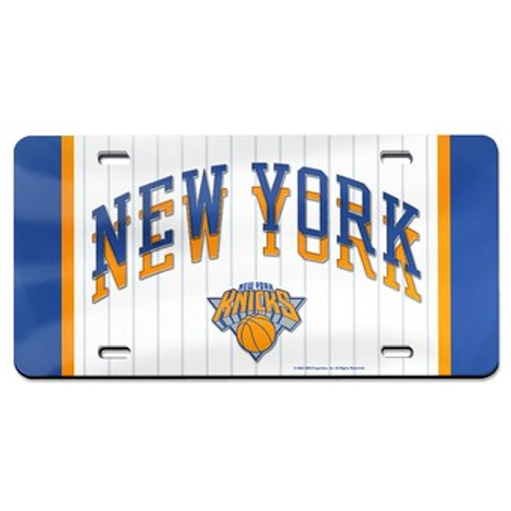 WinCraft  New York Knicks 2024/25 City Edition Laser-Cut Acrylic License Plate