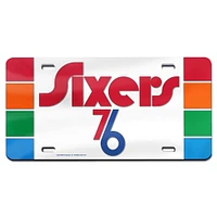 WinCraft  Philadelphia 76ers 2024/25 City Edition Laser-Cut Acrylic License Plate