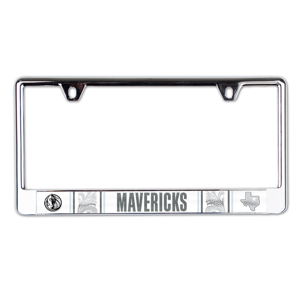 WinCraft  Dallas Mavericks 2024/25 City Edition Laser Cut Metal License Plate Frame