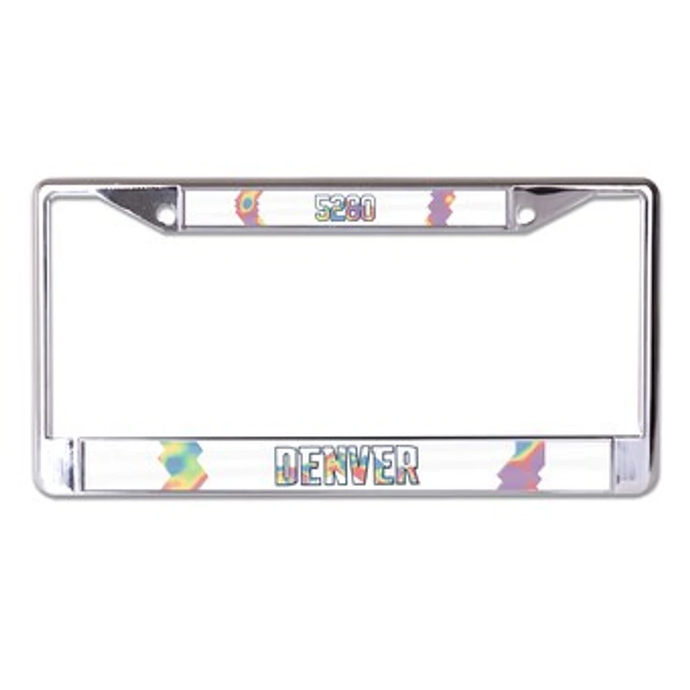 WinCraft  Denver Nuggets 2024/25 City Edition Laser Cut Metal License Plate Frame