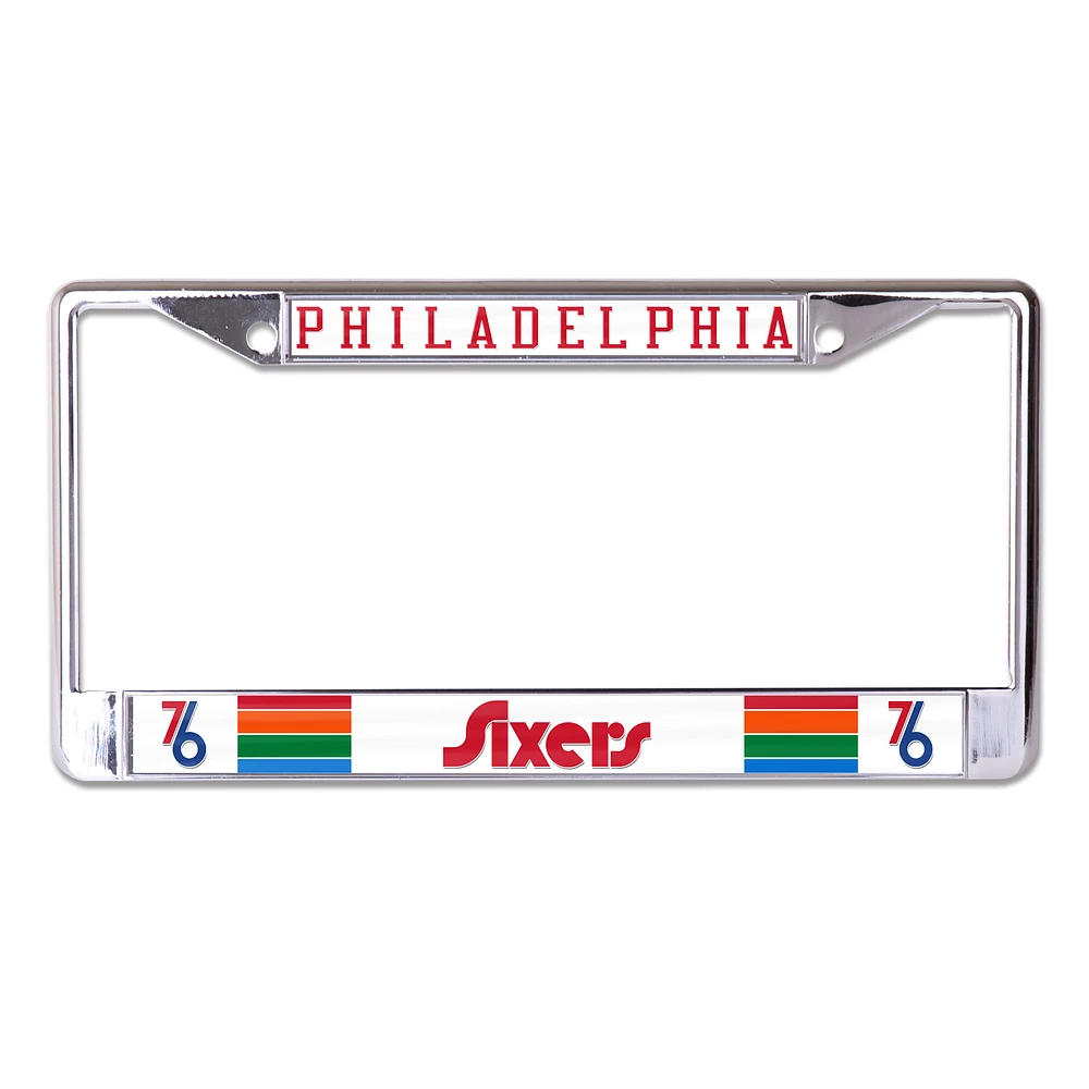 WinCraft  Philadelphia 76ers 2024/25 City Edition Laser Cut Metal License Plate Frame