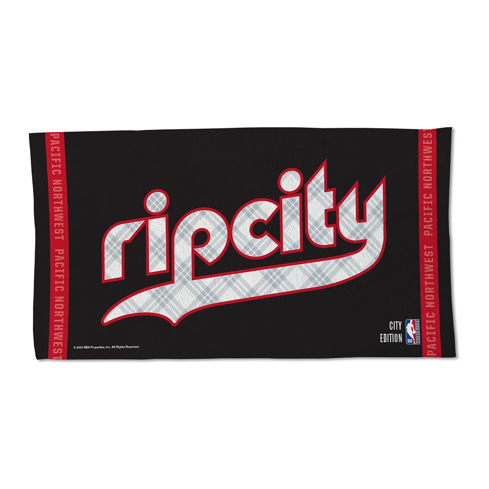 WinCraft  Portland Trail Blazers 2024/25 City Edition On Court 22'' x 42'' Single-Sided Beach Towel