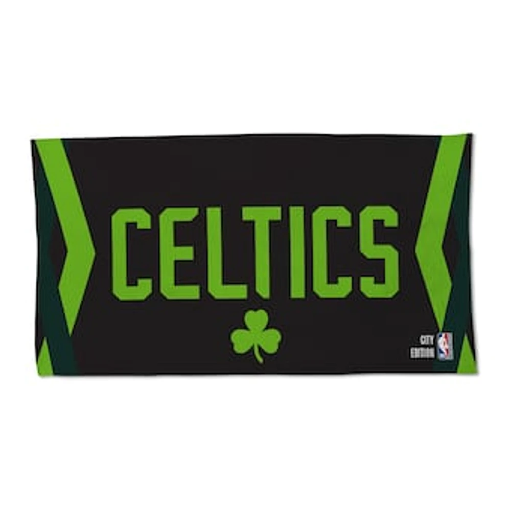 WinCraft  Boston Celtics 2024/25 City Edition On Court 22'' x 42'' Single-Sided Beach Towel