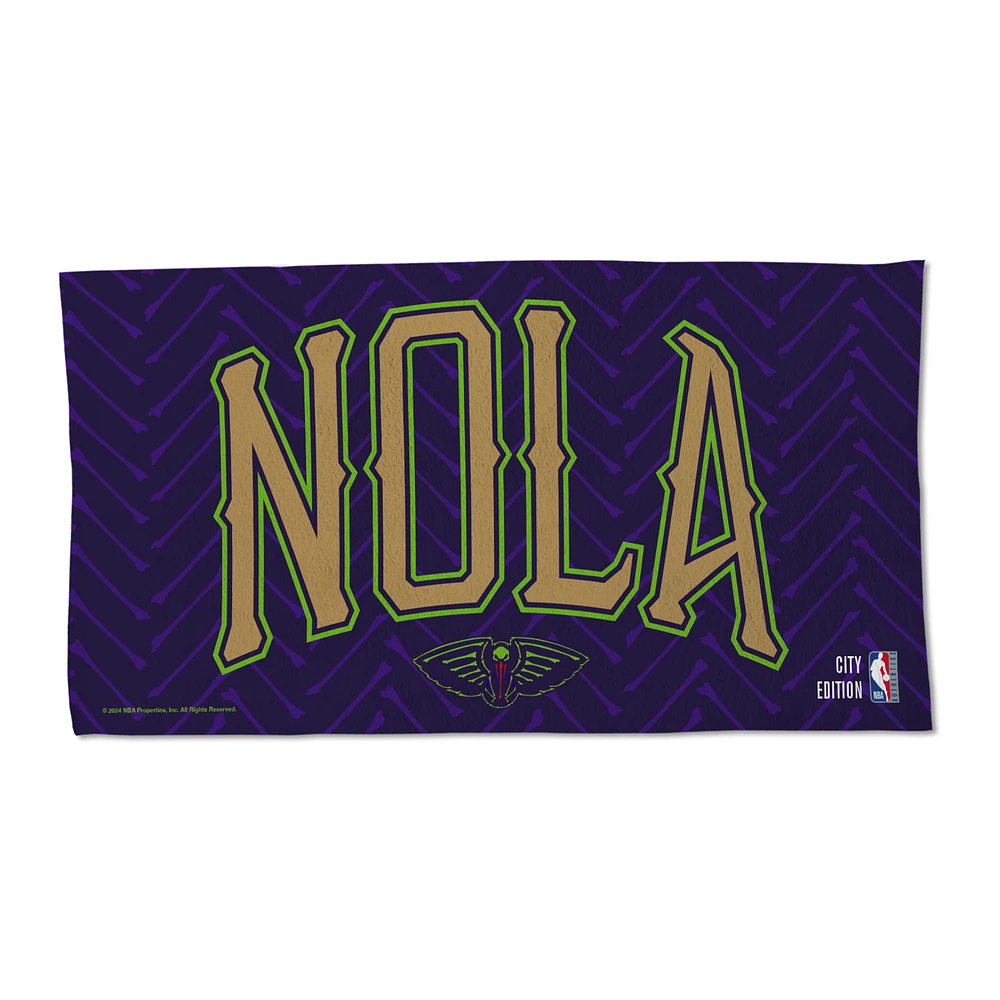 WinCraft  New Orleans Pelicans 2024/25 City Edition On Court 22'' x 42'' Single-Sided Beach Towel